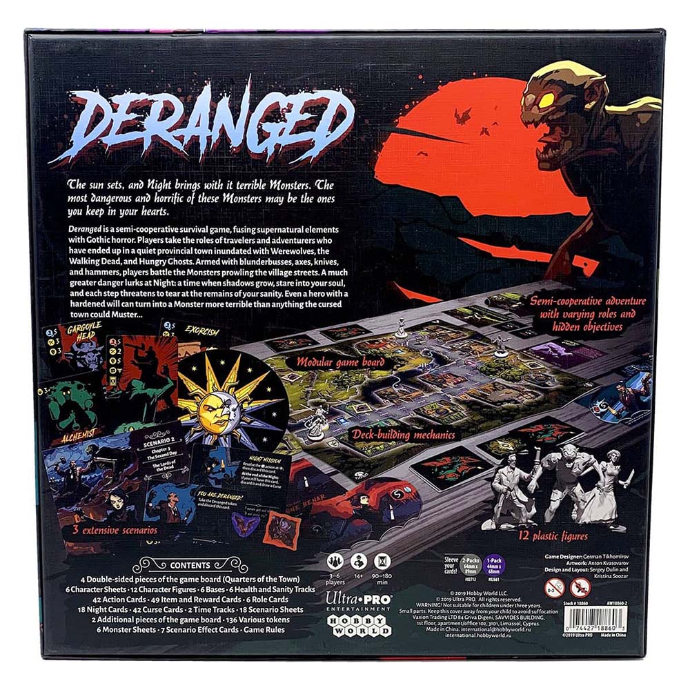Deranged | A Semi-Cooperative Game for Ages 14+ | Ultra PRO Entertainment