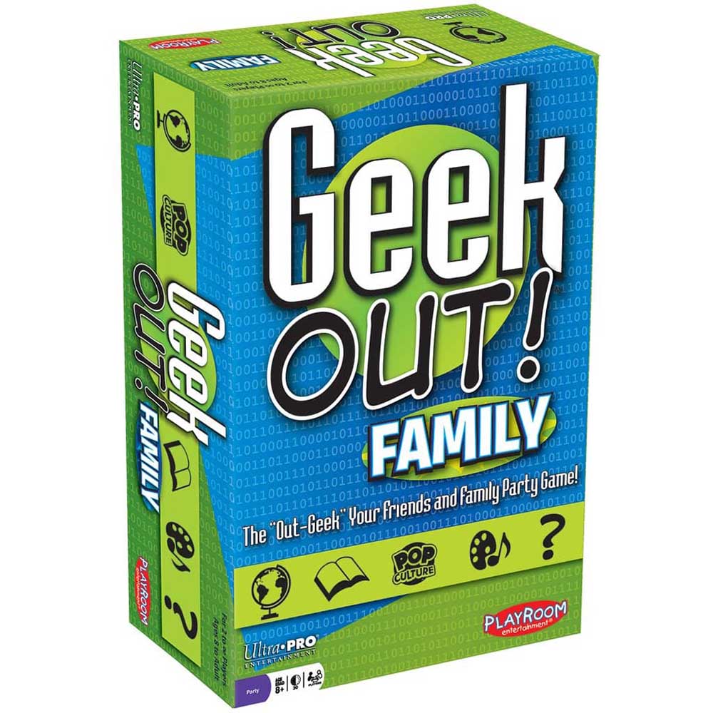 Geek Out! Trivia Party Game: Family Edition | Ultra PRO Entertainment
