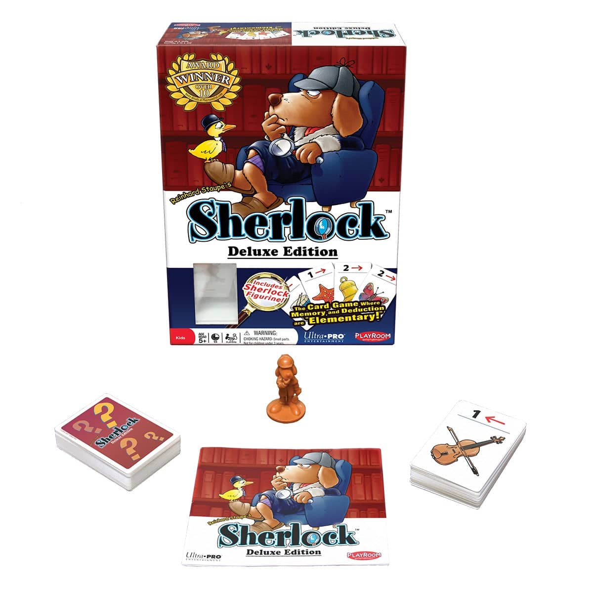 Sherlock: Deluxe Edition | Memory & deduction card game for ages 5 and up | Ultra PRO Entertainment