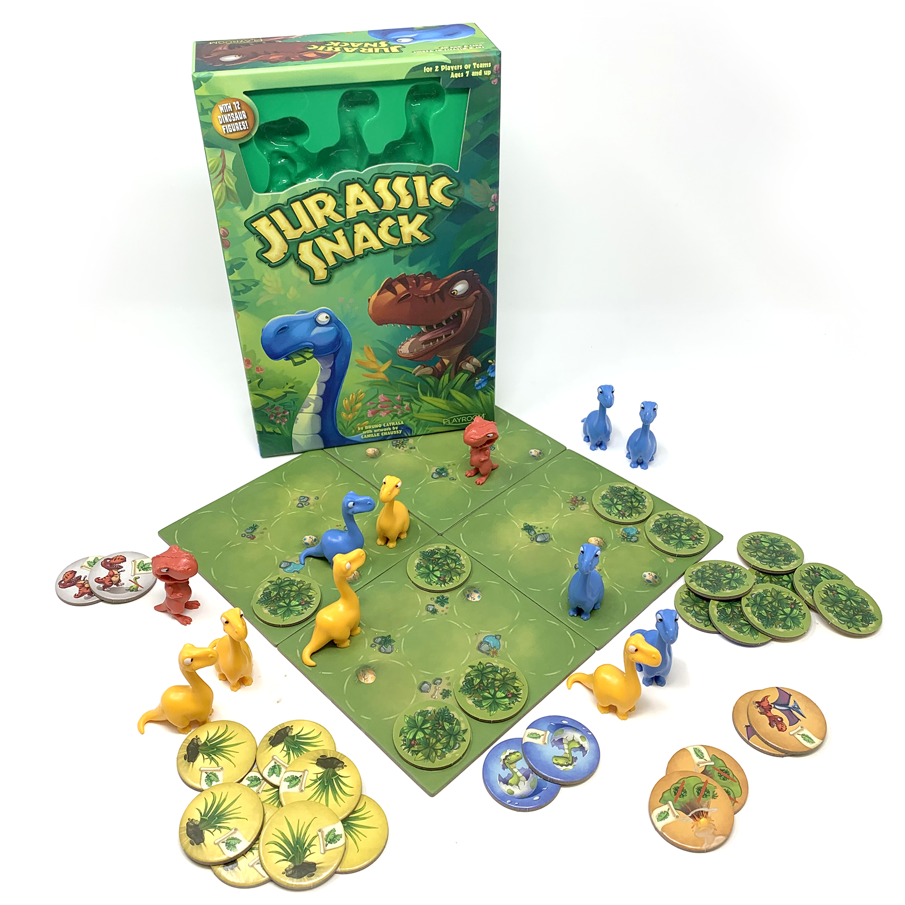 Jurassic Snack | A family strategy game for ages 7 and up | Ultra PRO Entertainment