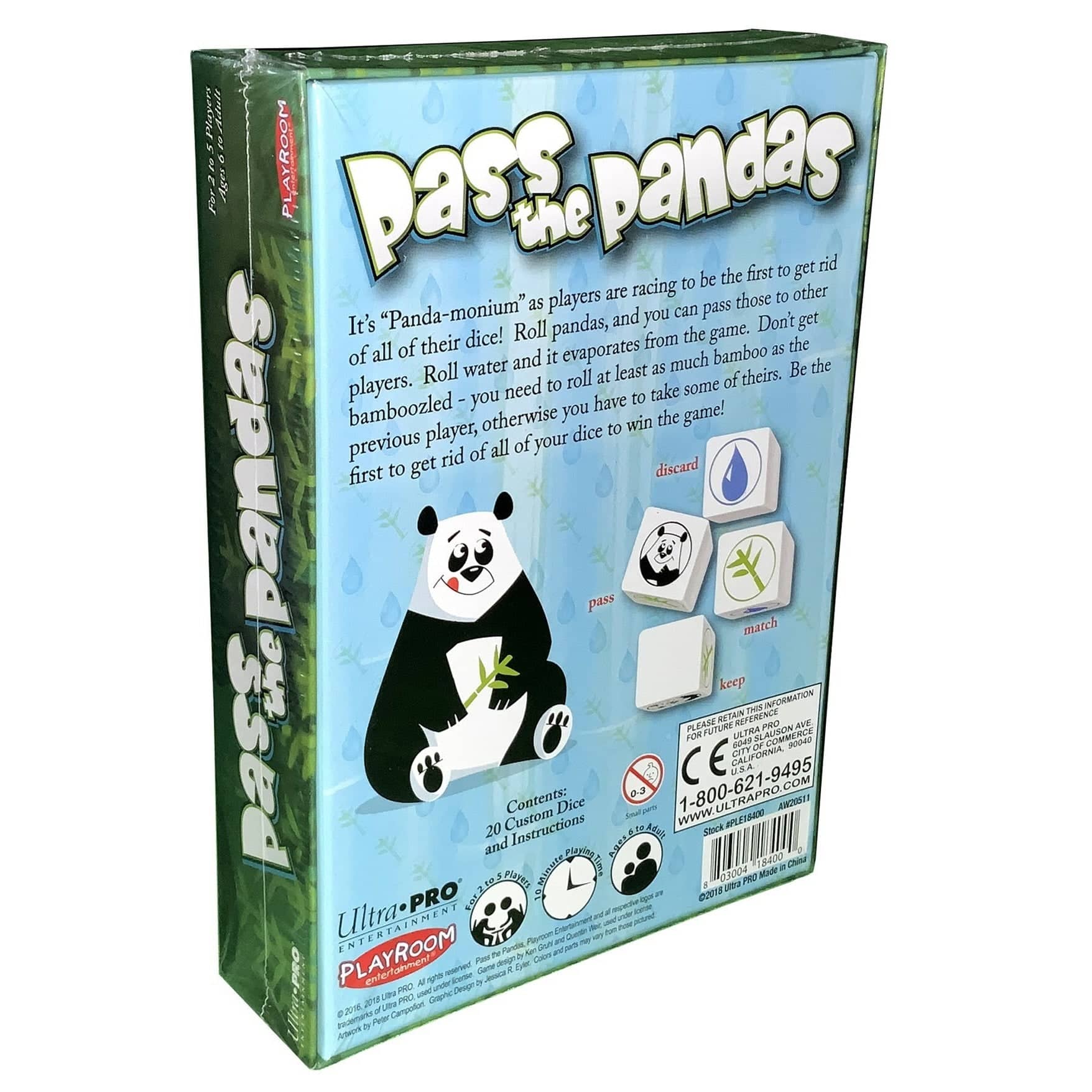 Pass the Pandas | Dice Game for Ages 6 and Up | Ultra PRO Entertainment
