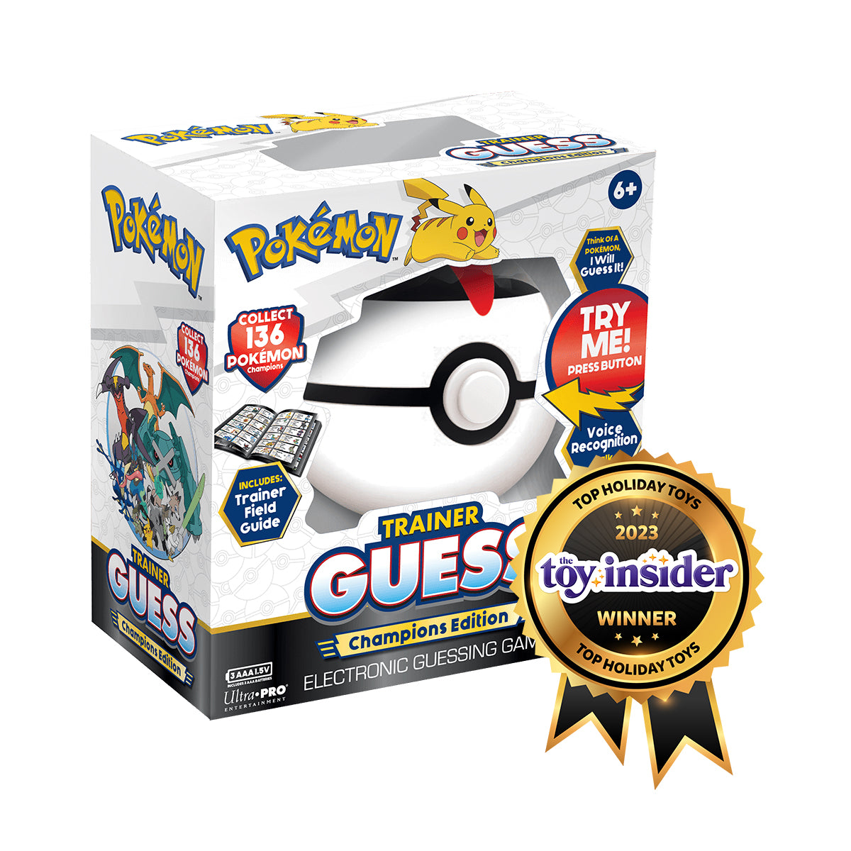 Ultra PRO’s Pokémon Trainer Guess: Champions Edition Electronic Game Wins Toy Insider’s Top Holiday Toy Award