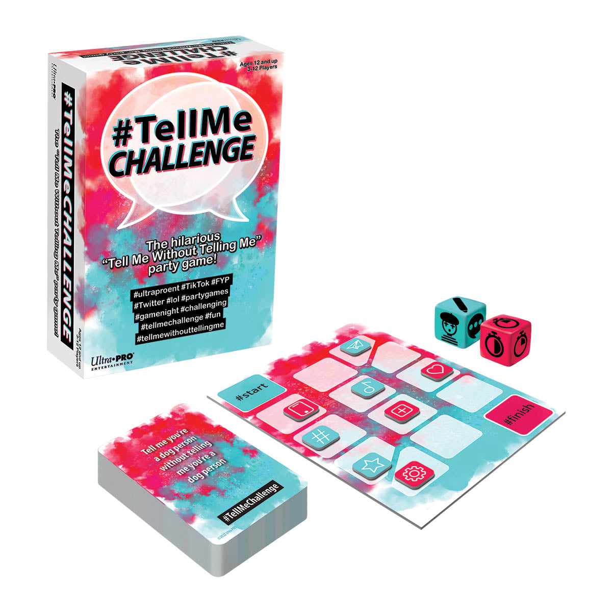 #TellMeChallenge Party Game for 3–12 Players Ages 12+ | Ultra PRO Entertainment