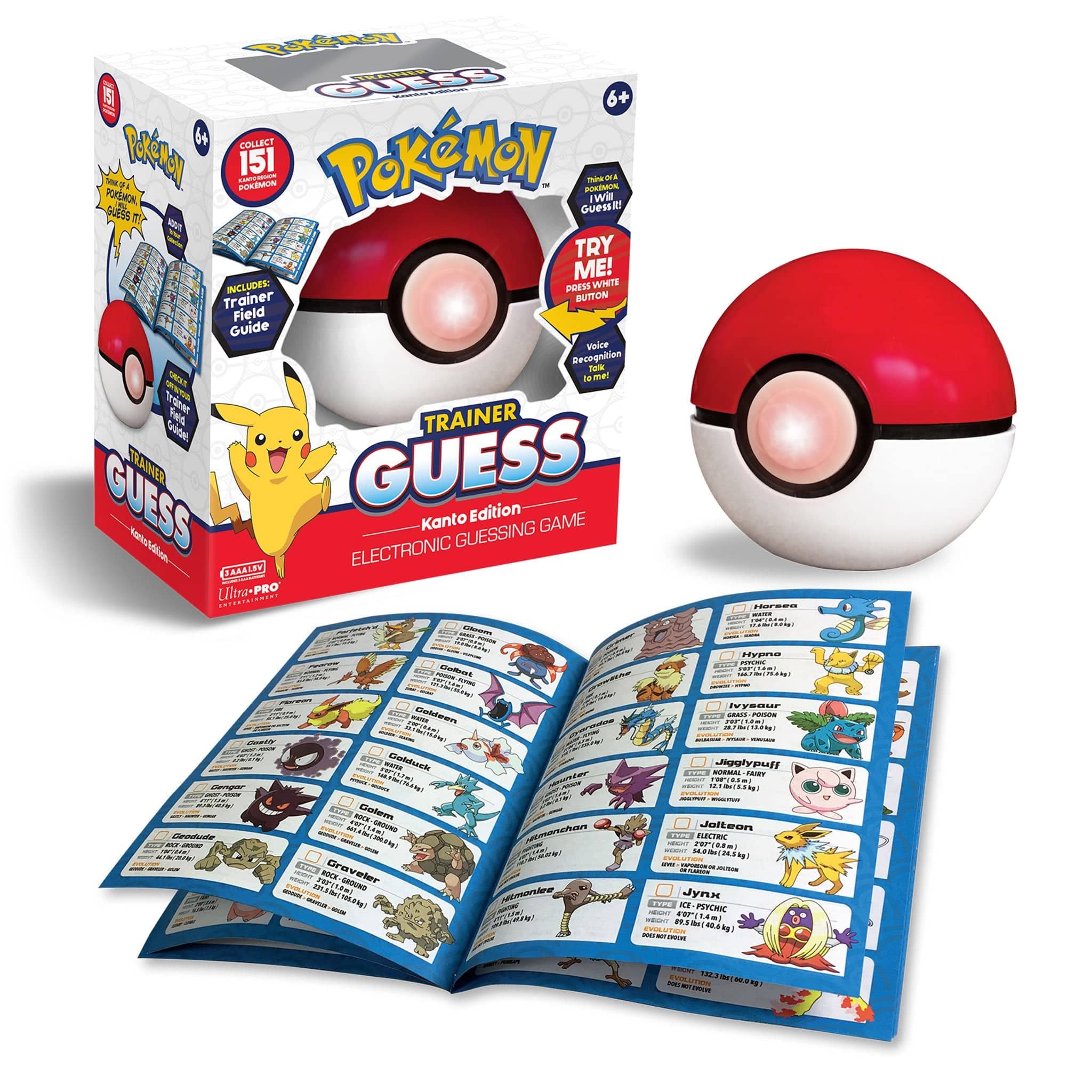 Pokémon Trainer Guess Kanto Edition |  An Electronic Game for Ages 6 and up | Ultra PRO Entertainment