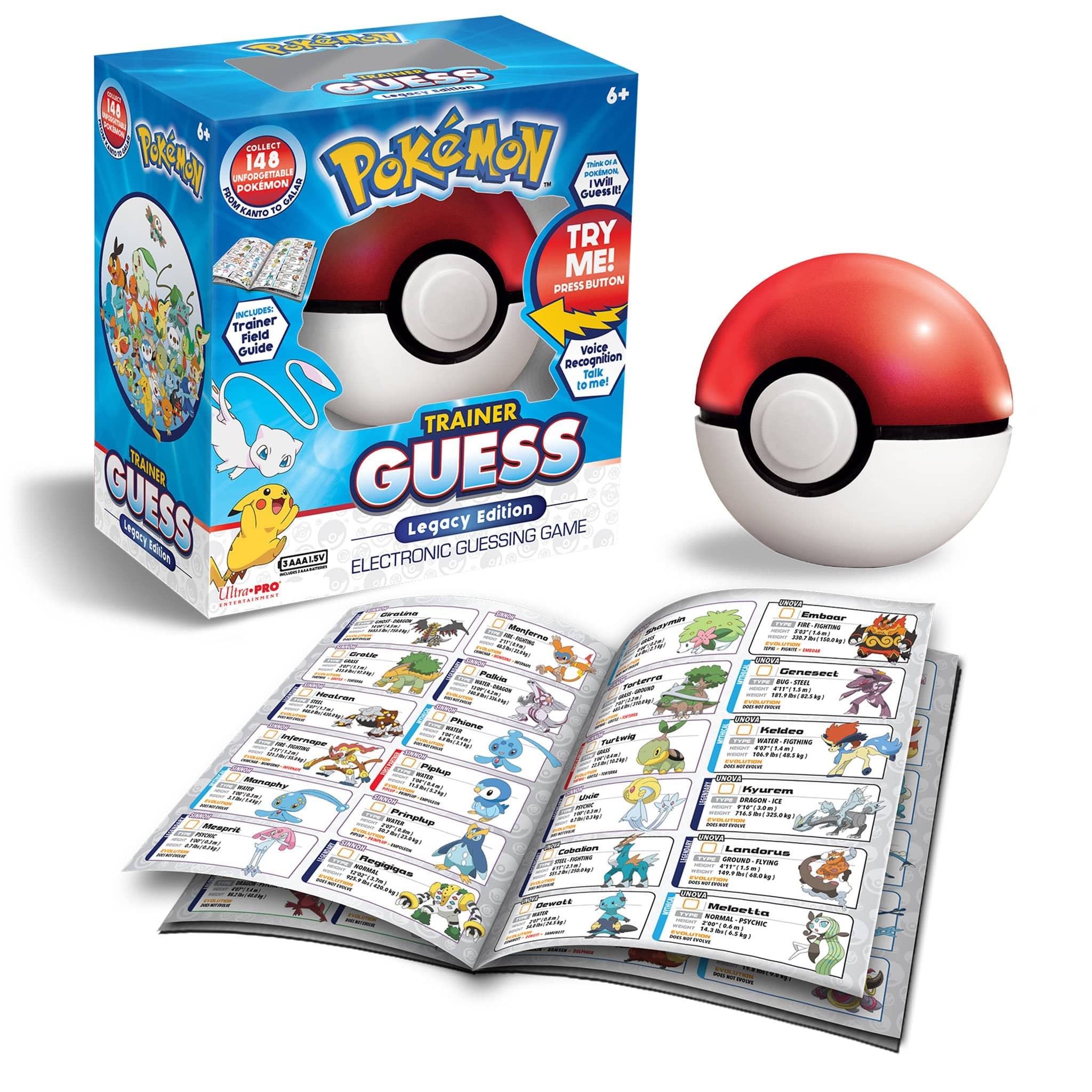 Pokémon Trainer Guess Legacy Edition |  An Electronic Game for Ages 6 and up | Ultra PRO Entertainment