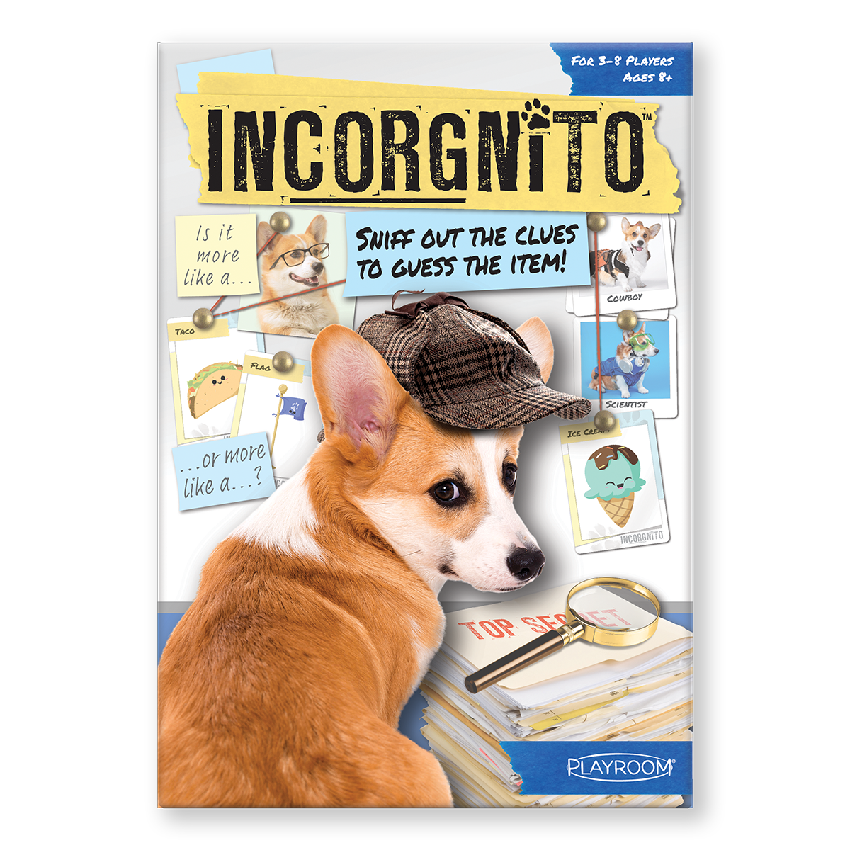 Incorgnito | A Family-Party Game for Ages 8 and Up, 3–8 Players | Ultra PRO Entertainment