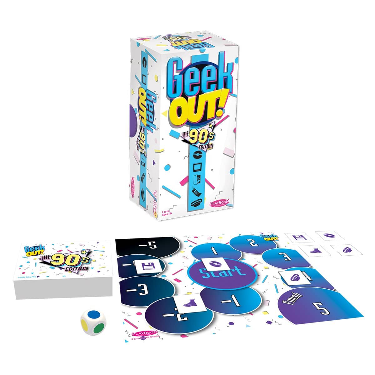 Geek Out! Trivia Party Game: The 90s Edition | Ultra PRO Entertainment