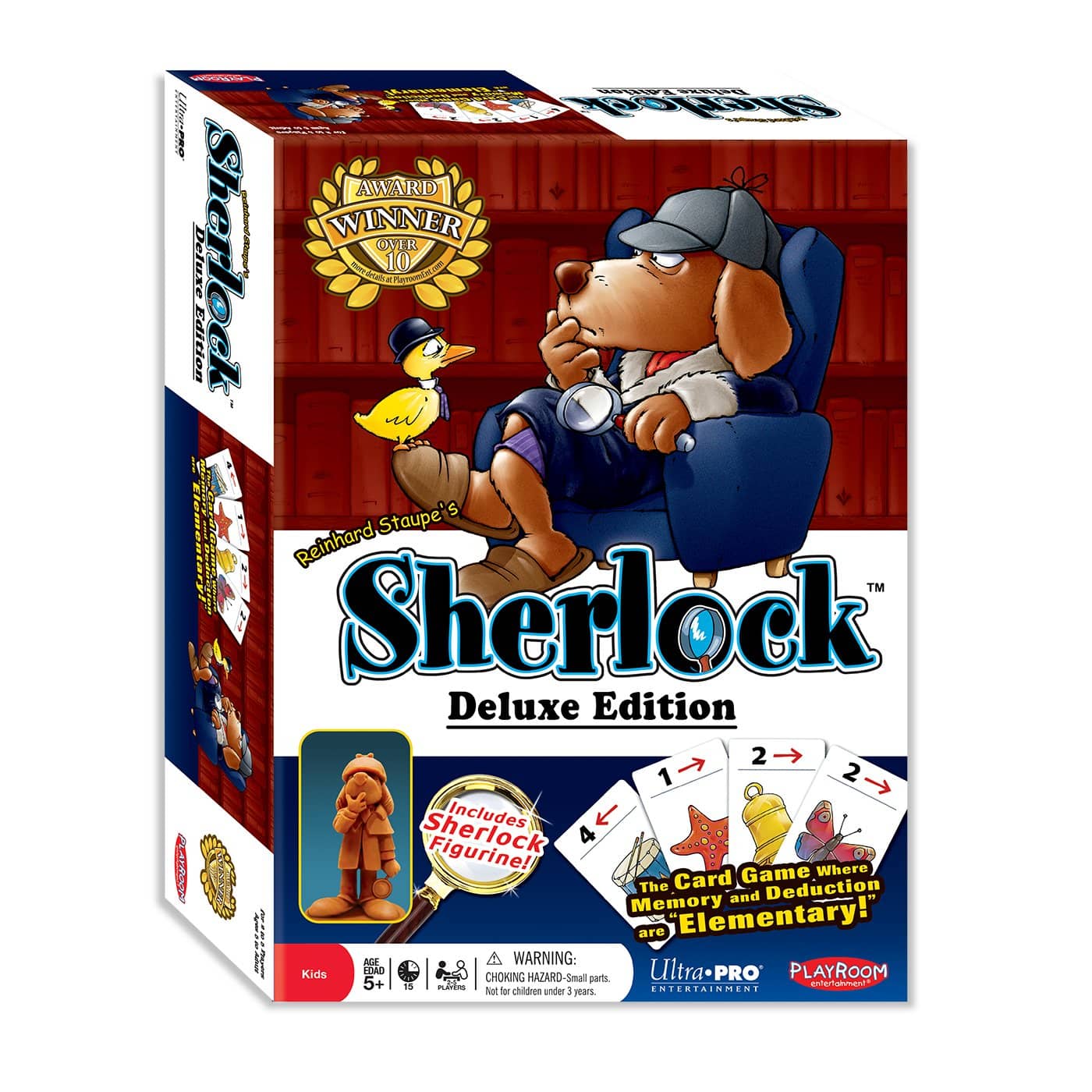 Sherlock: Deluxe Edition | Memory & deduction card game for ages 5 and up | Ultra PRO Entertainment