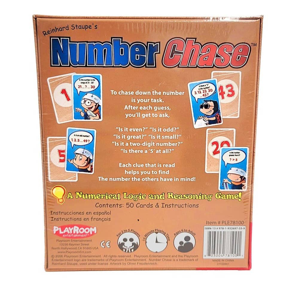 Number Chase | Card game to sharpen math skills for ages 6 and up | Ultra PRO Entertainment